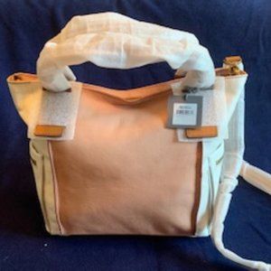 NWT-Fossil Emerson Color Block Satchel ZB792244